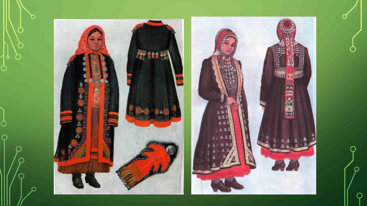 Башкирская девушка в национальном костюме