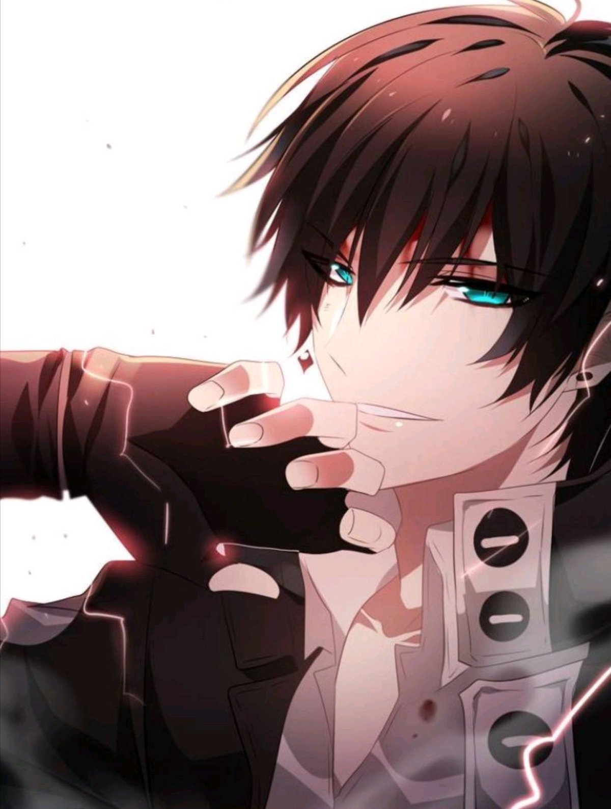 Аниме парень в толстовке