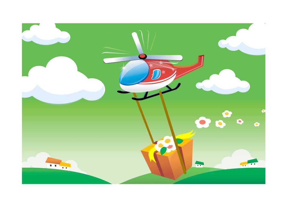 С новым годом вертолет