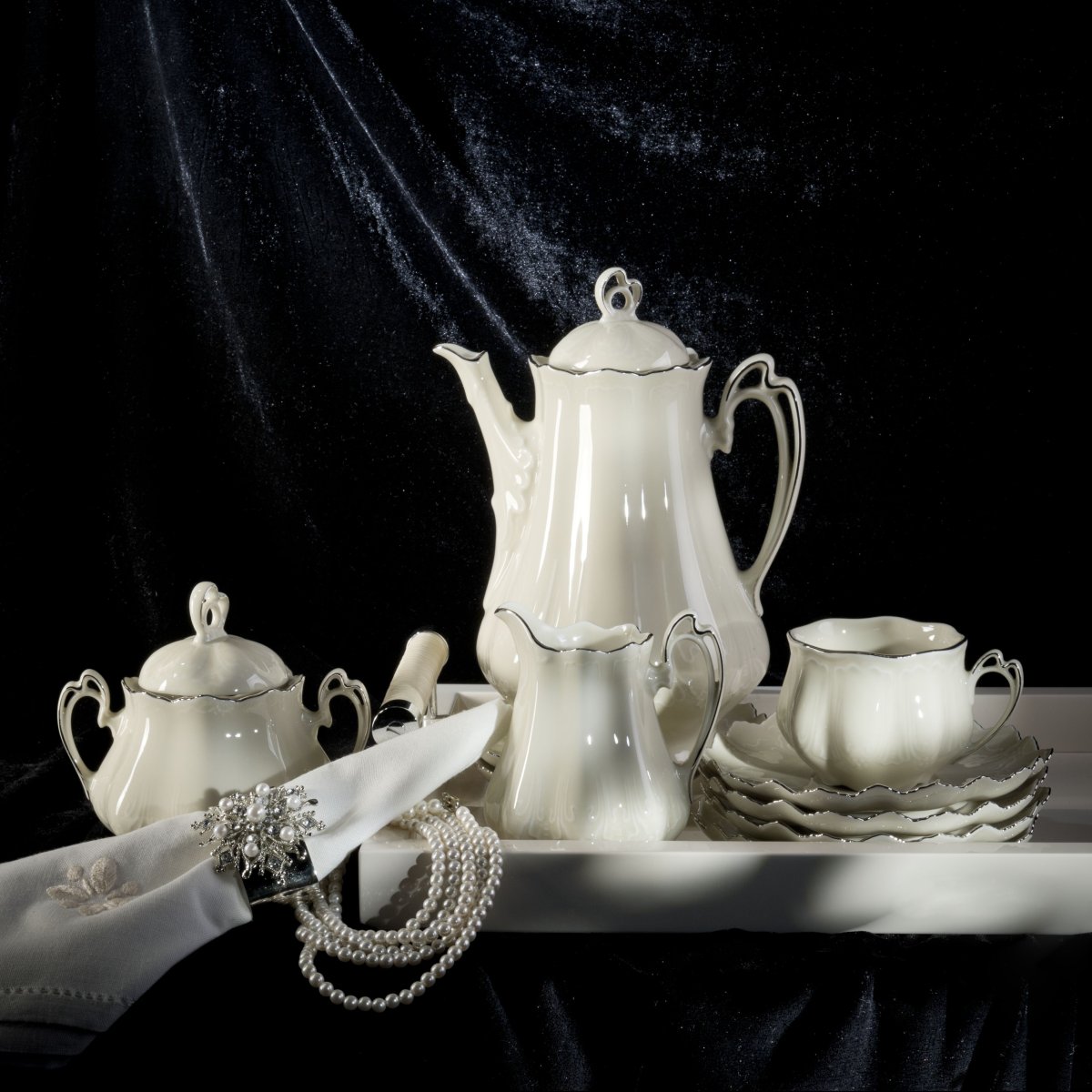 Сервиз Leander Victoria слоновая кость