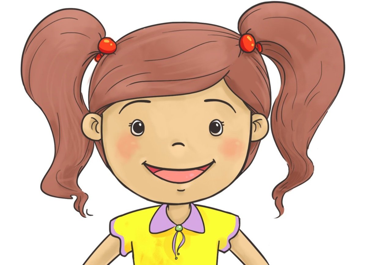 Голова девочки