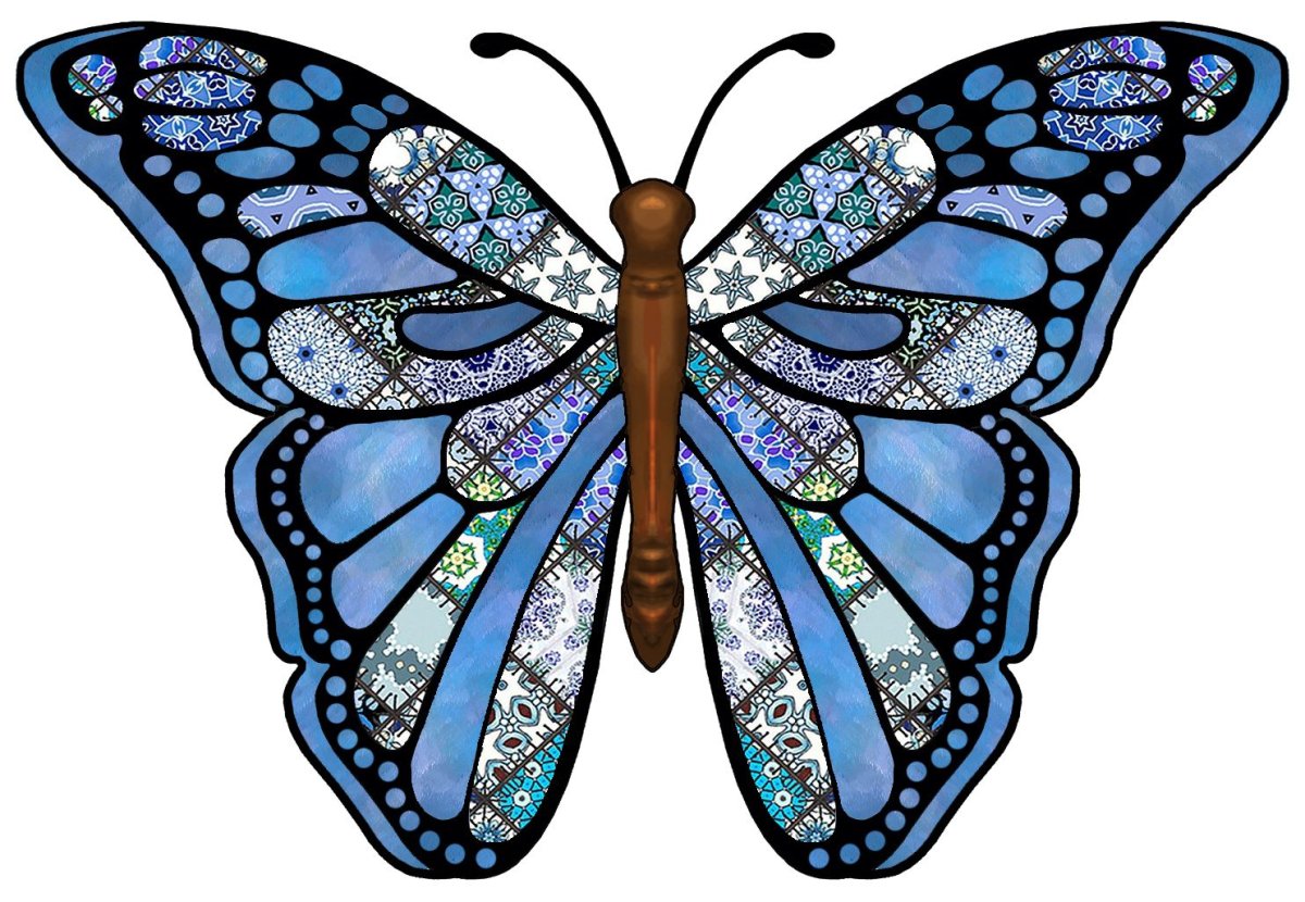 Шаблон бабочки