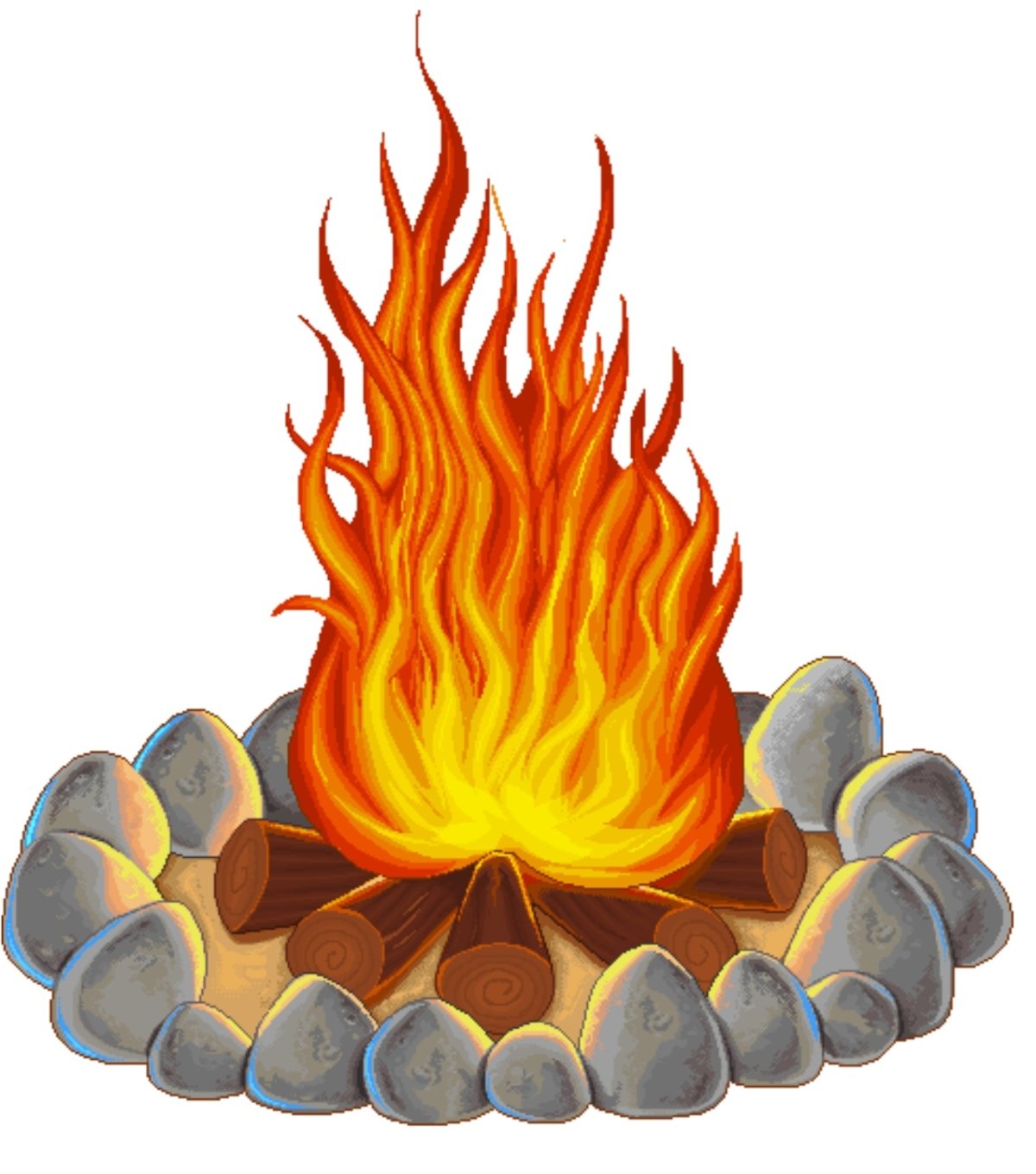 Дети у костра