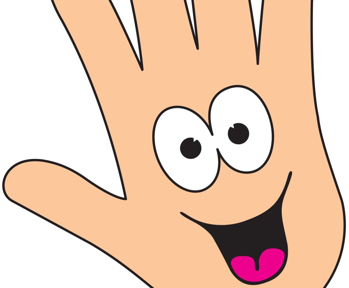 Ладошка шаблон