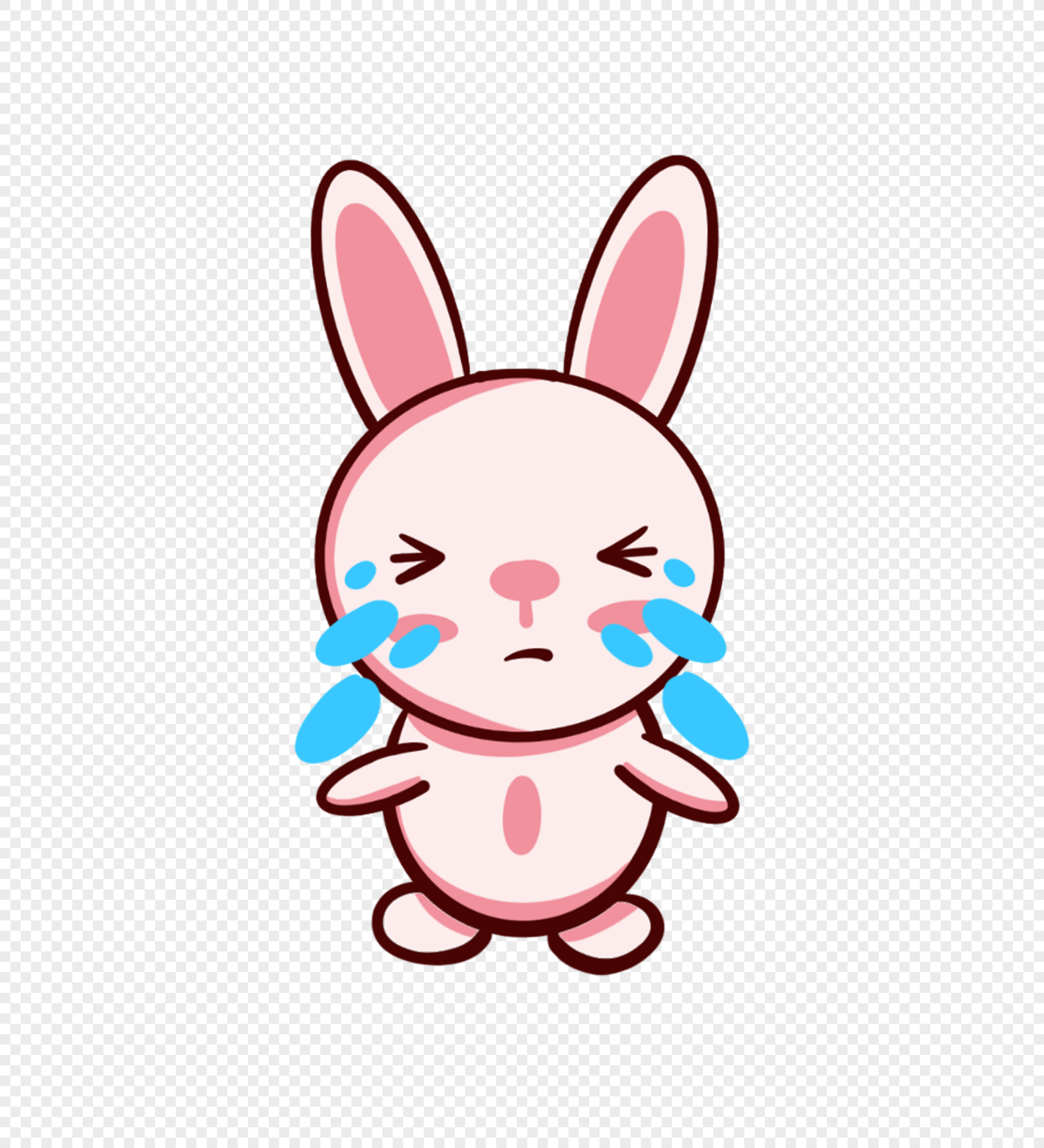 Расстроенный Зайка