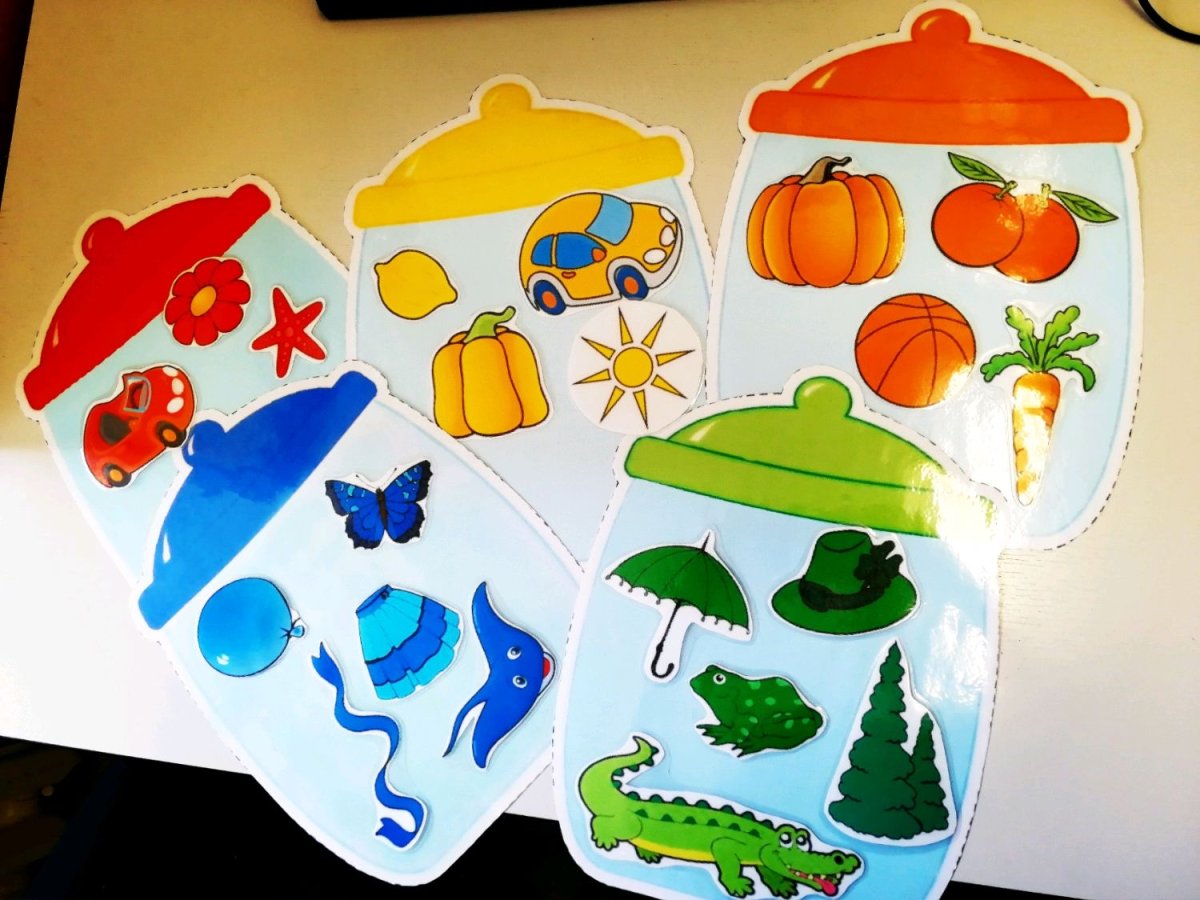 Карточки на липучках для детей