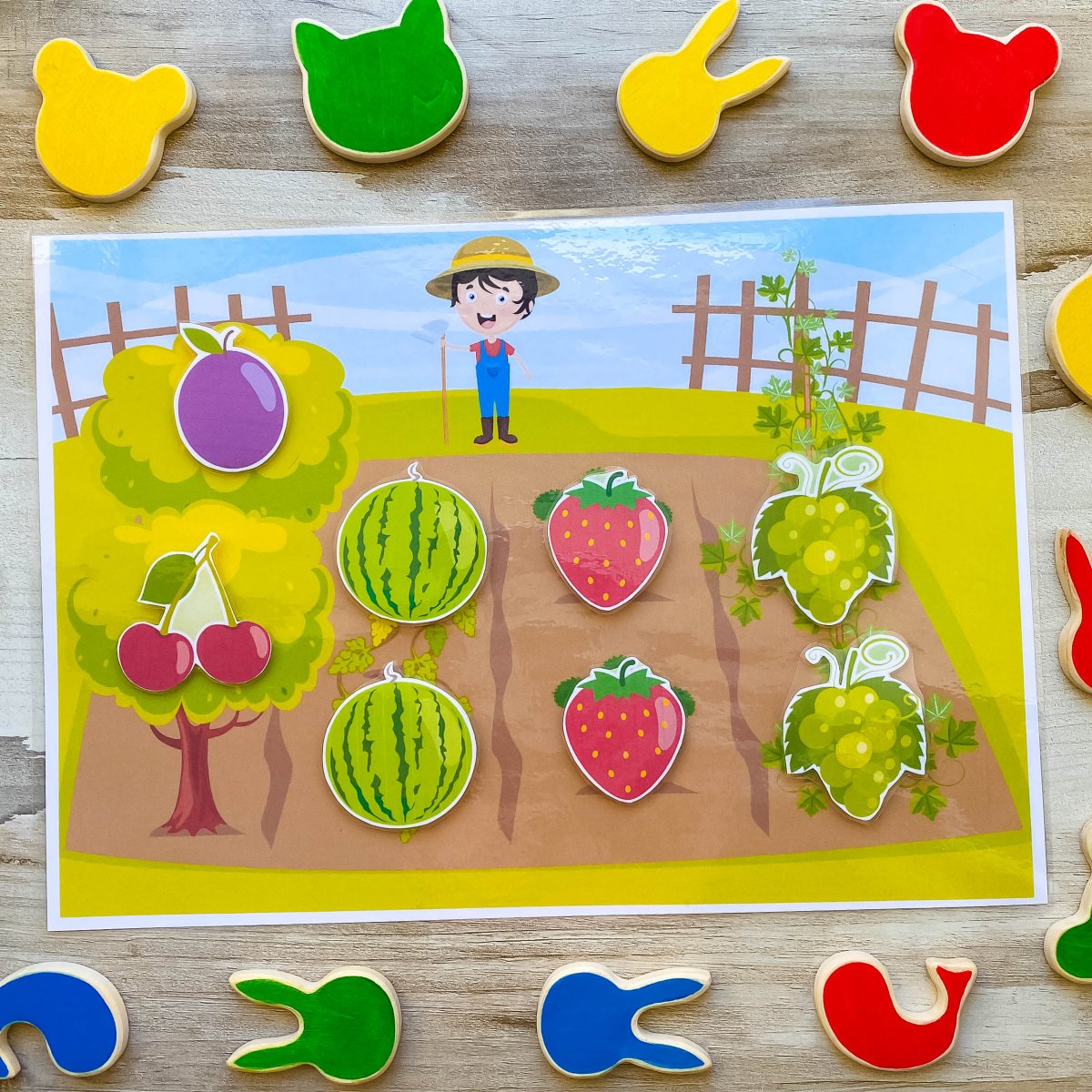 Задания на липучках для детей