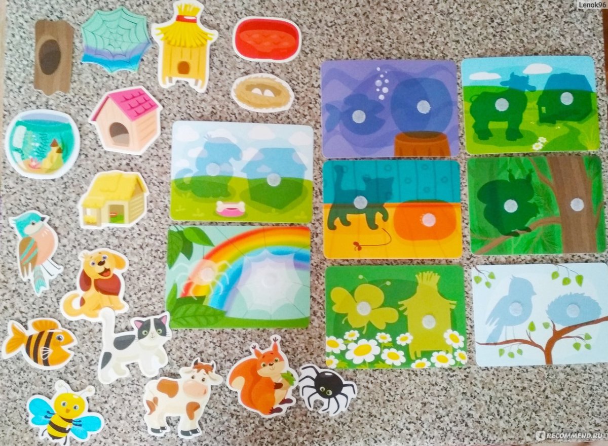 Игрушки на липучках для малышей
