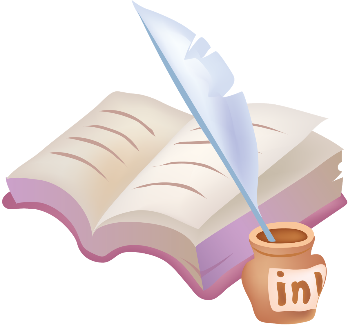 Книжка с пером