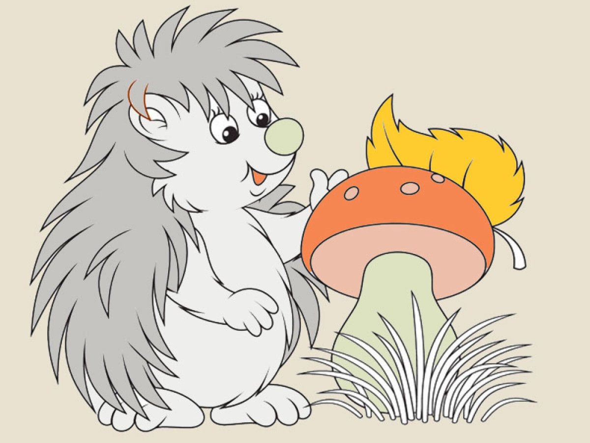 Еж в живописи