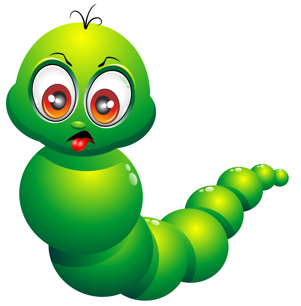 Цветная гусеница