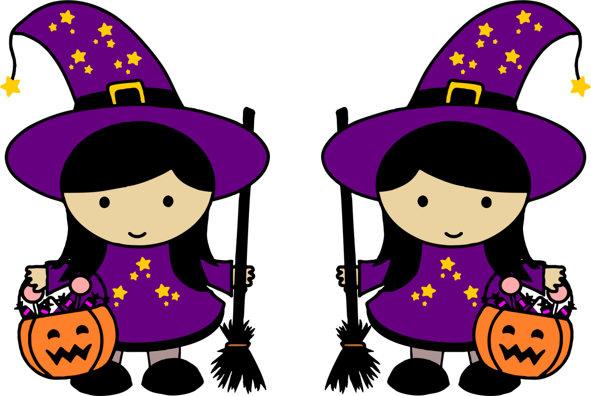 Колдунья для детей на прозрачном фоне