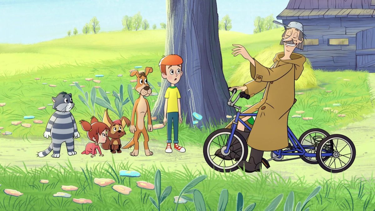 Трое из Простоквашино мультфильм 1978