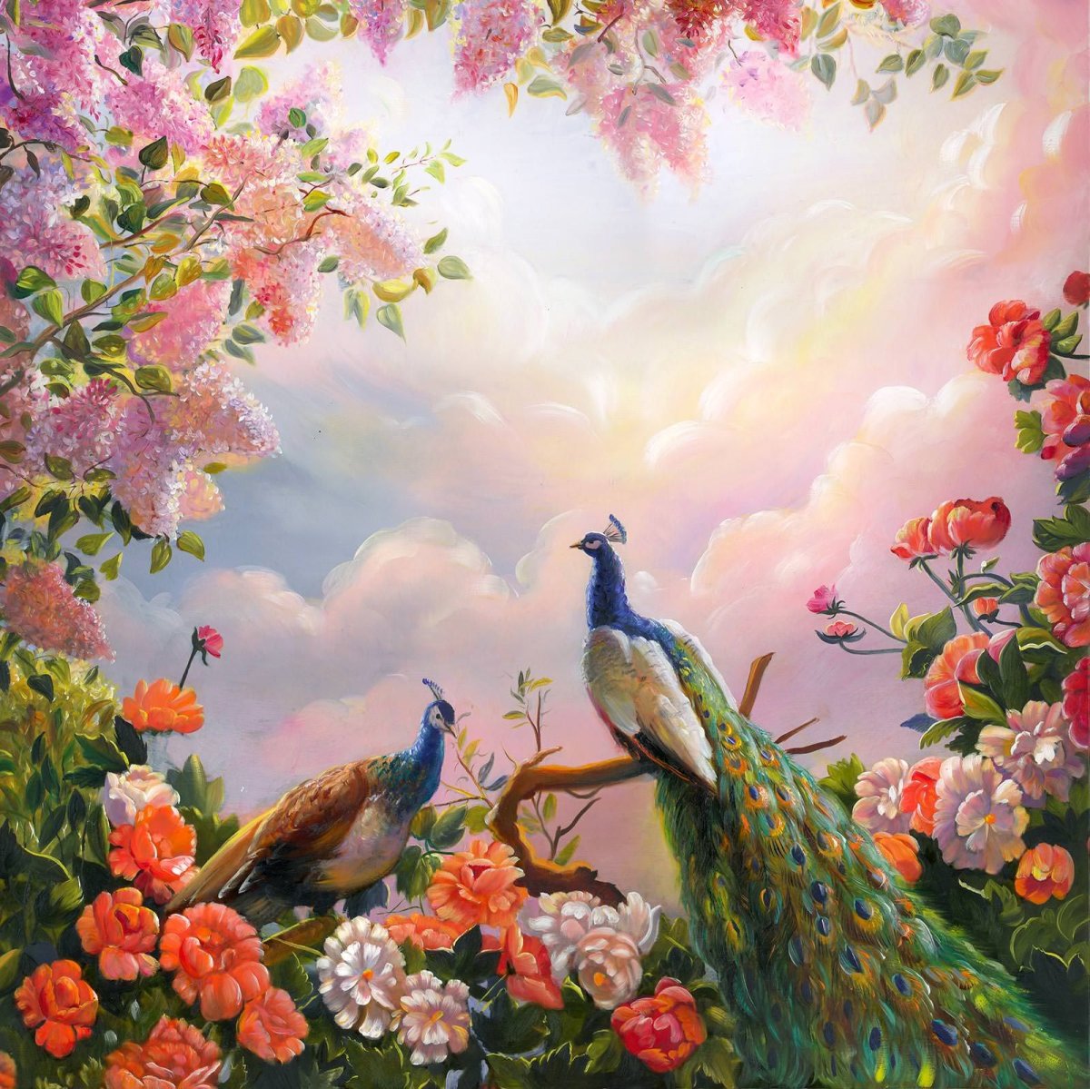 Фреска Павлины Affresco