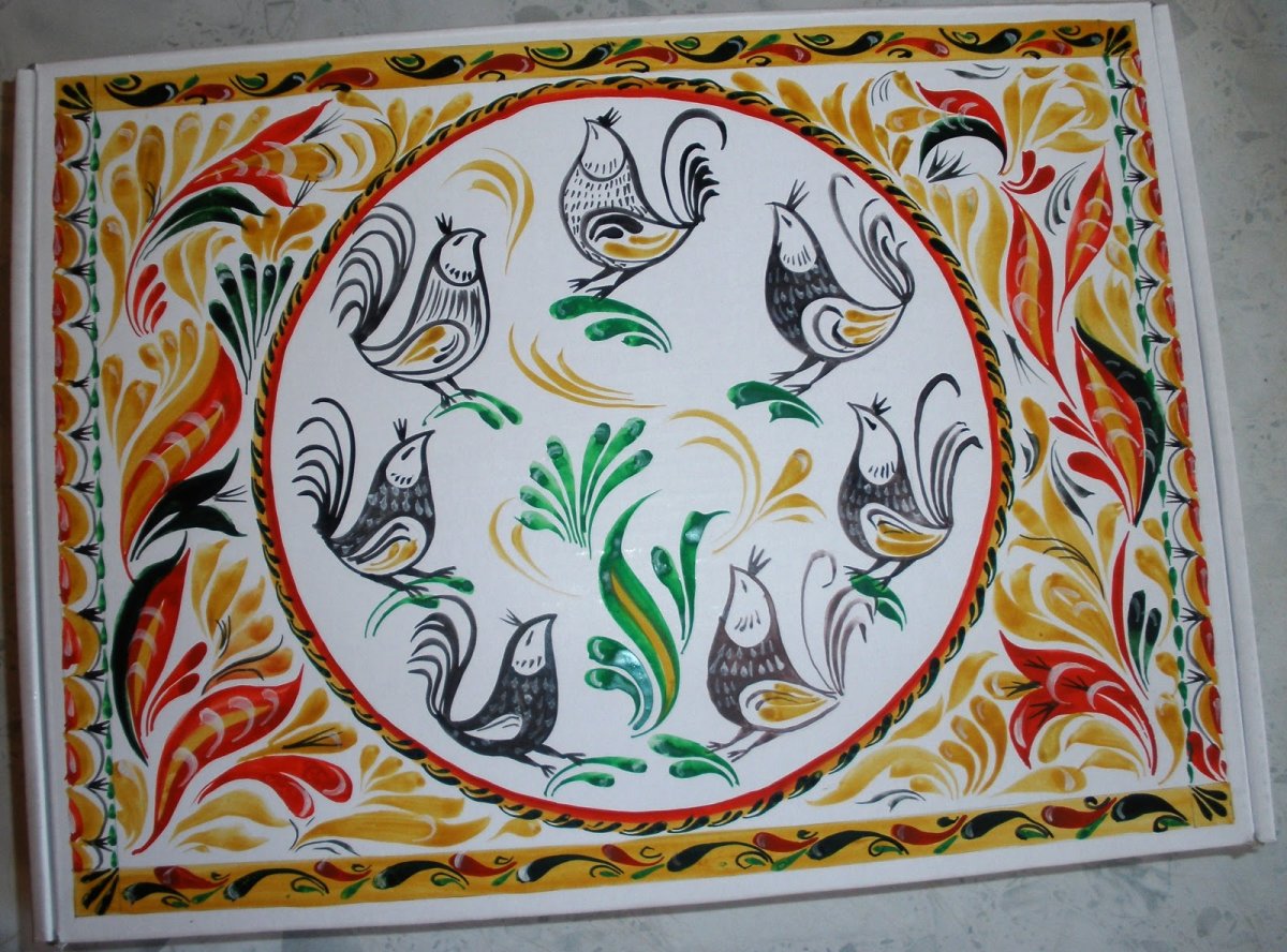 Ракульская роспись по дереву