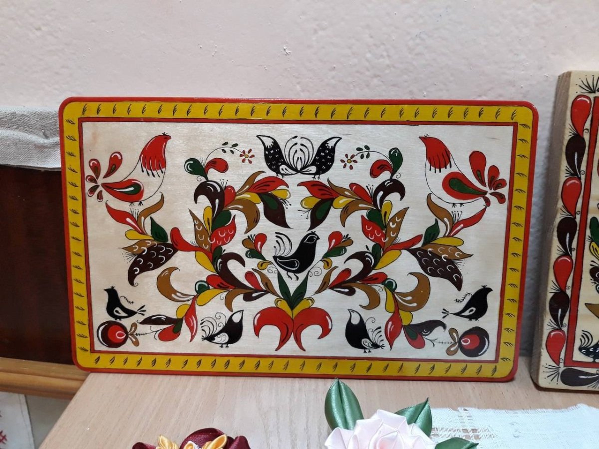 Ракульская роспись по дереву шкатулки