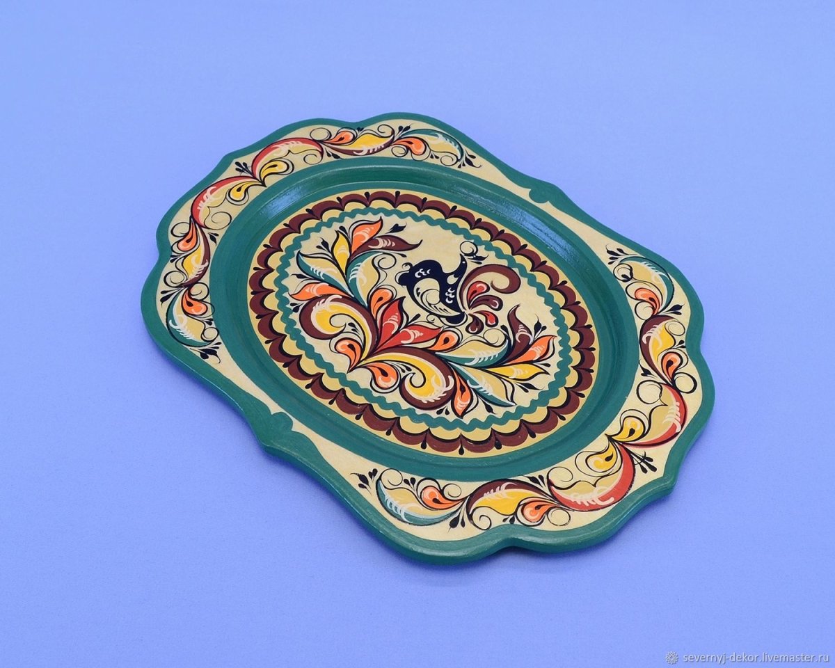 Ракульская роспись сундук