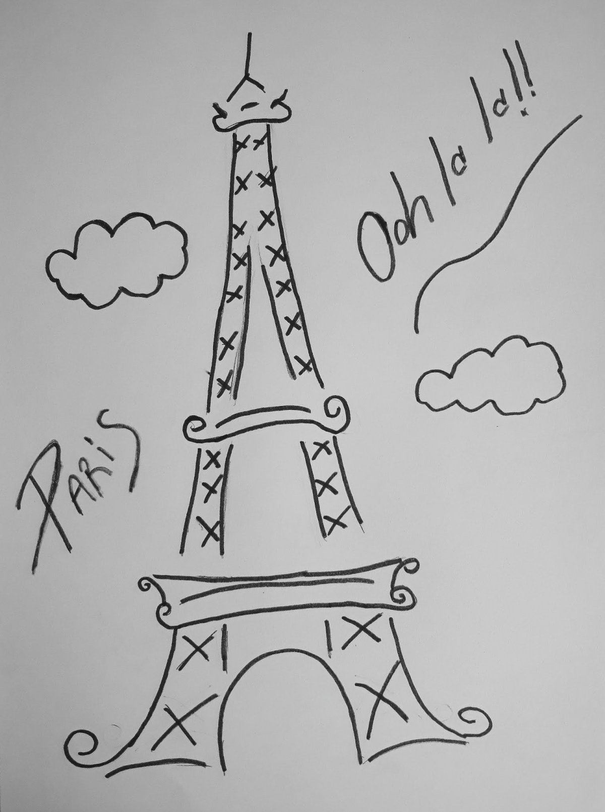 Эйфелева башня арт