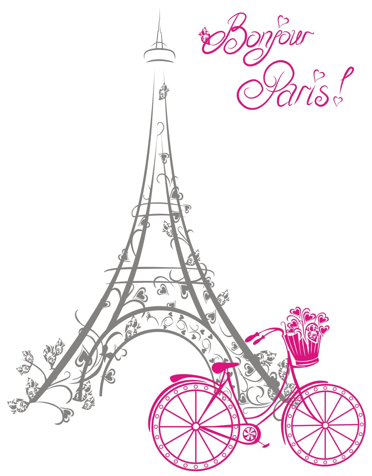 Картина по номерам Париж Эйфелева башня