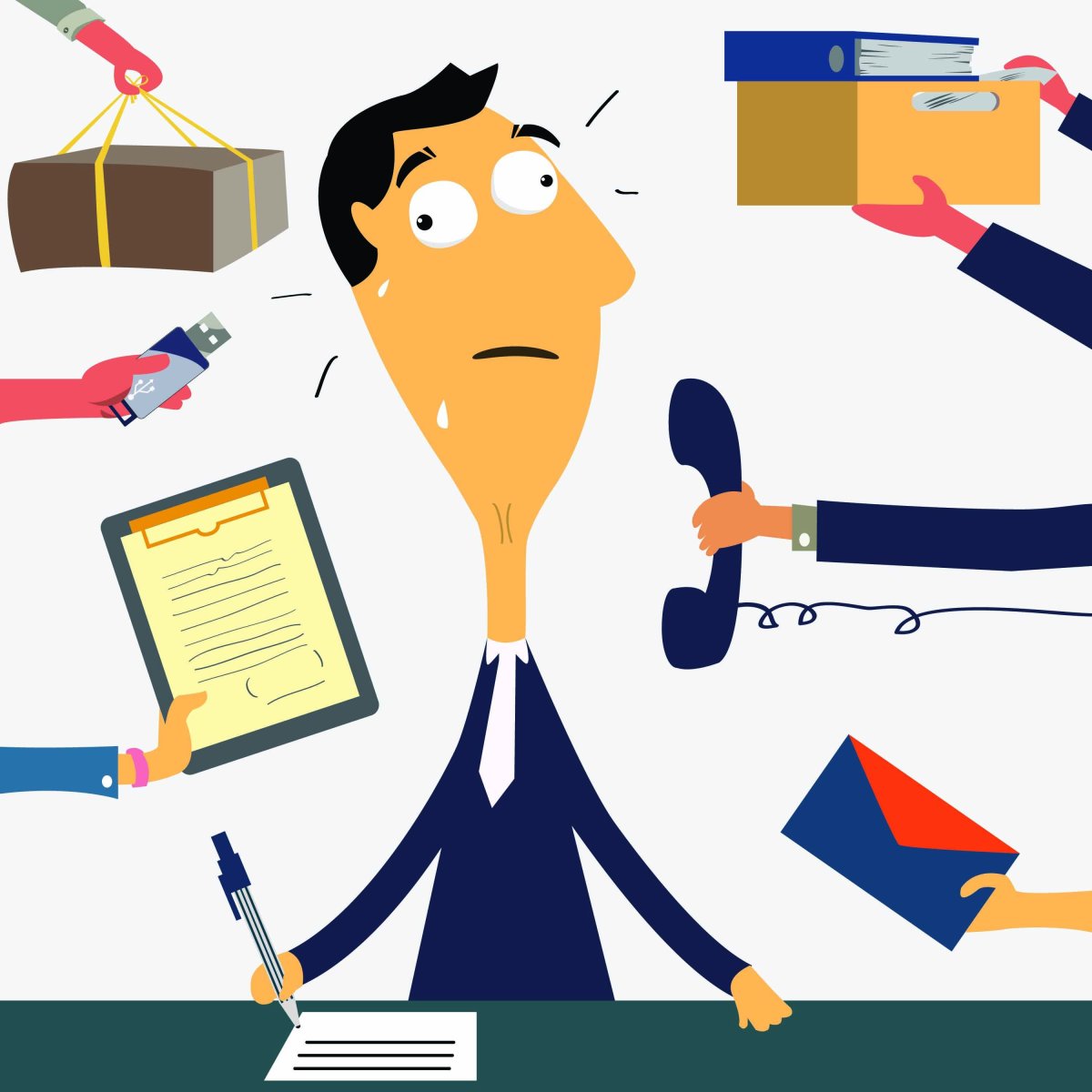 Работник иллюстрация