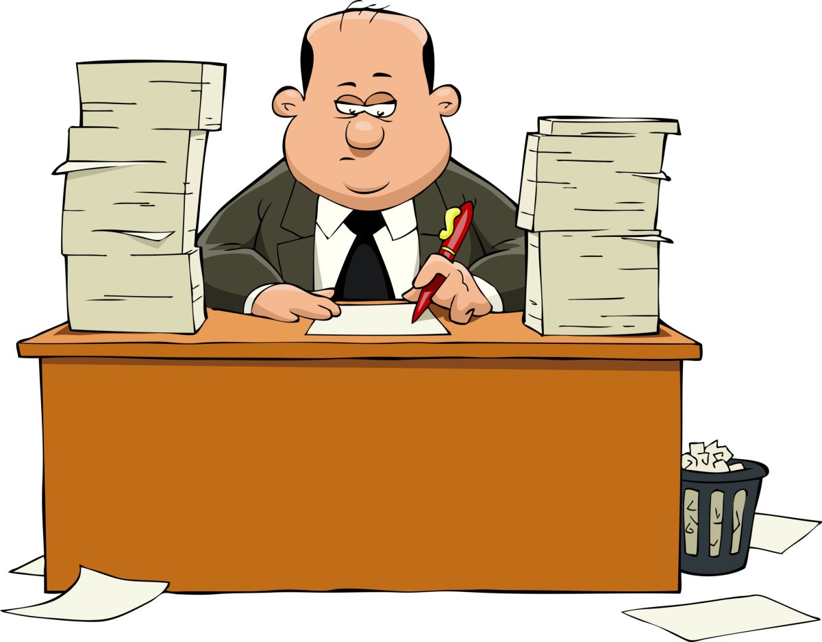 Государственный служащий карикатура