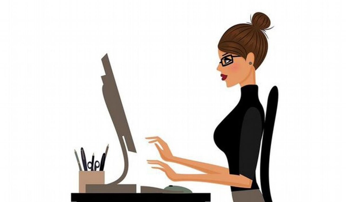 Секретарь без фона