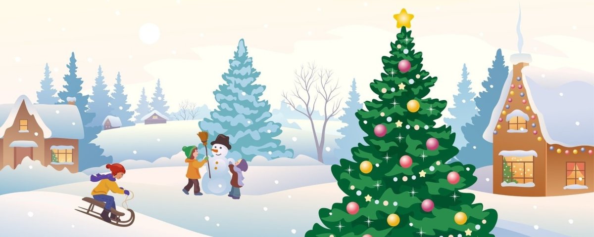 Красивая зима в городе