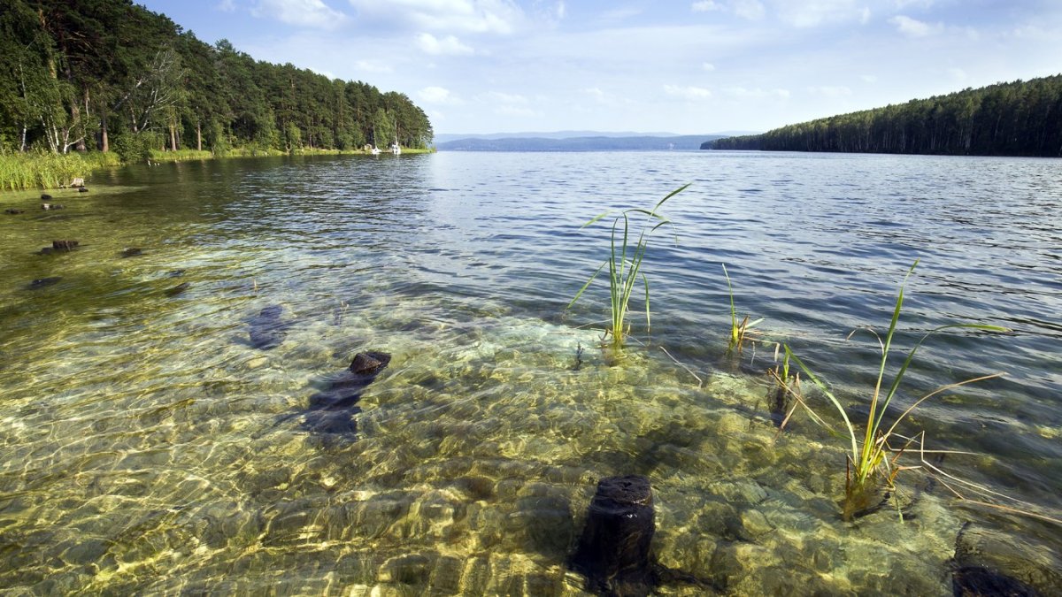 Глубина озера Увильды