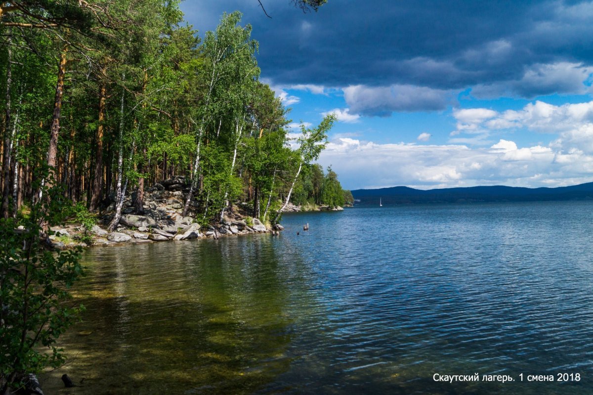 Фото озера Увильды летом 2022