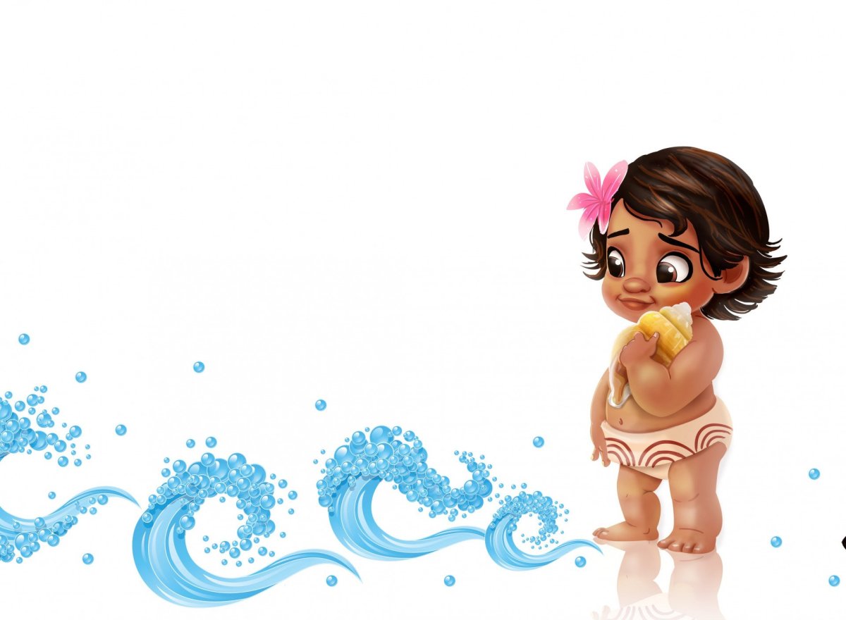 Моана в детстве мультфильм