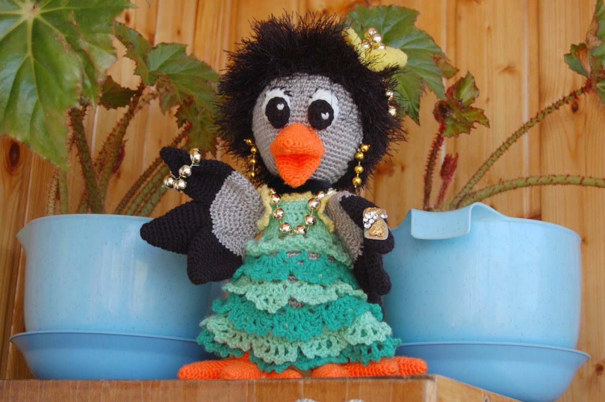 Ворона мультяшная