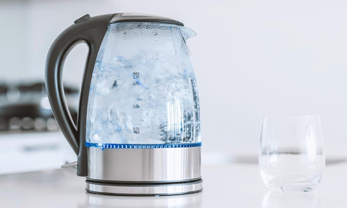 Стеклянный электрочайник накипь