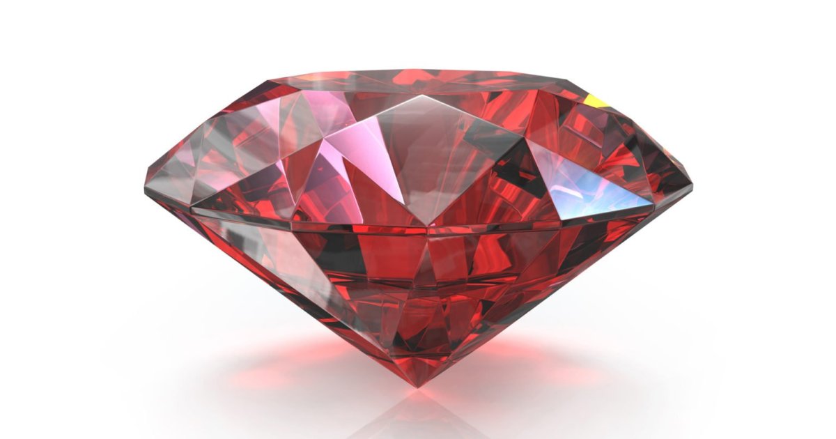 Кристалл алмаза Кристалл Рубина