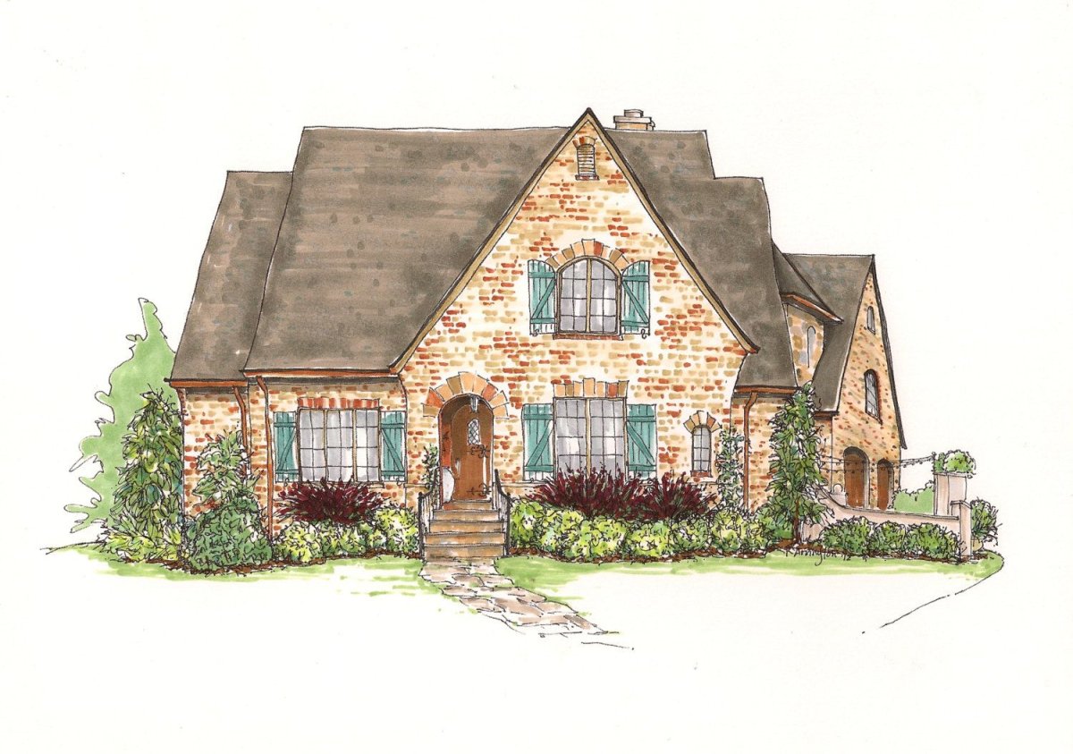 Дом в мультяшном стиле