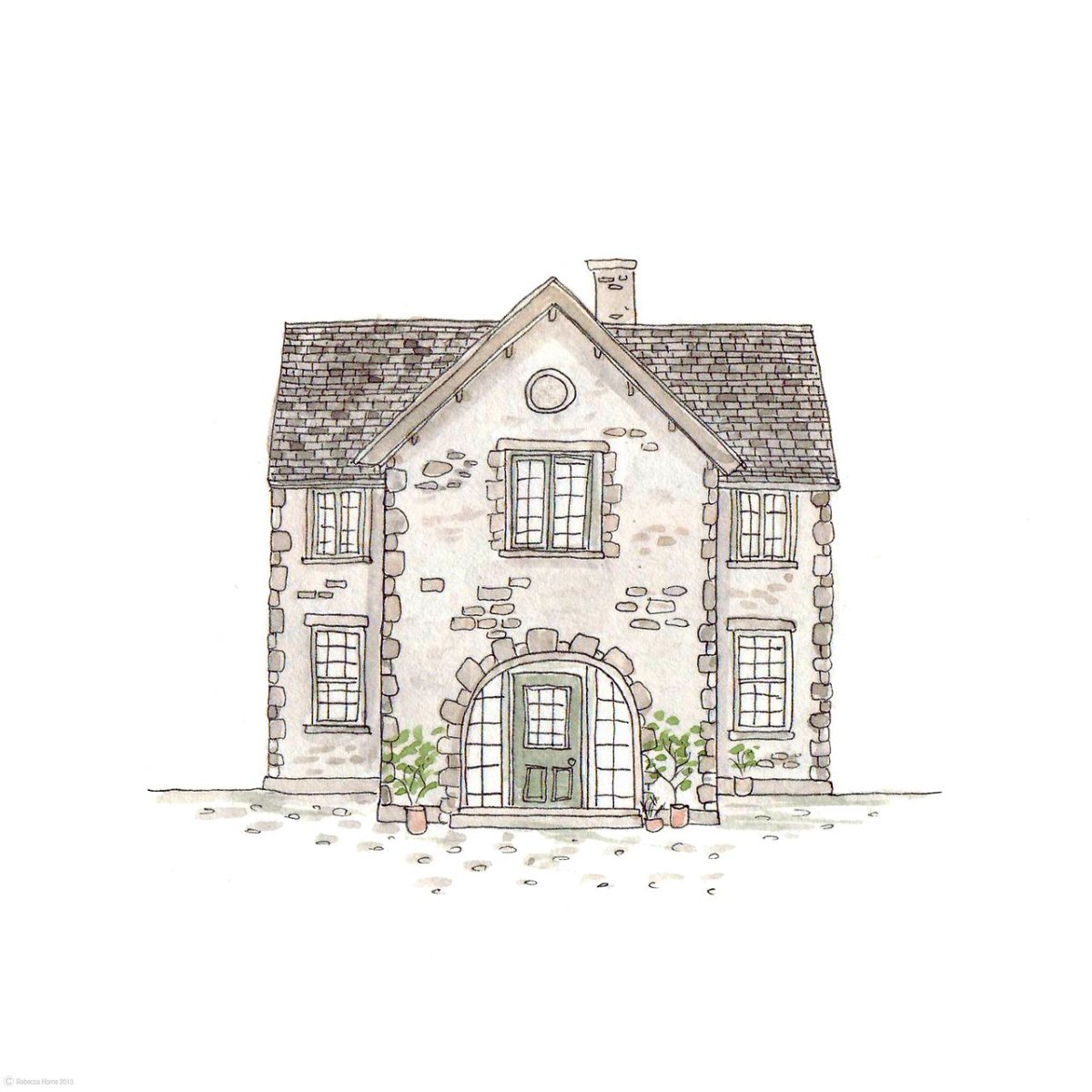 Стилизованный домик