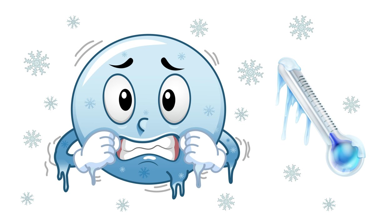 Холод вектор