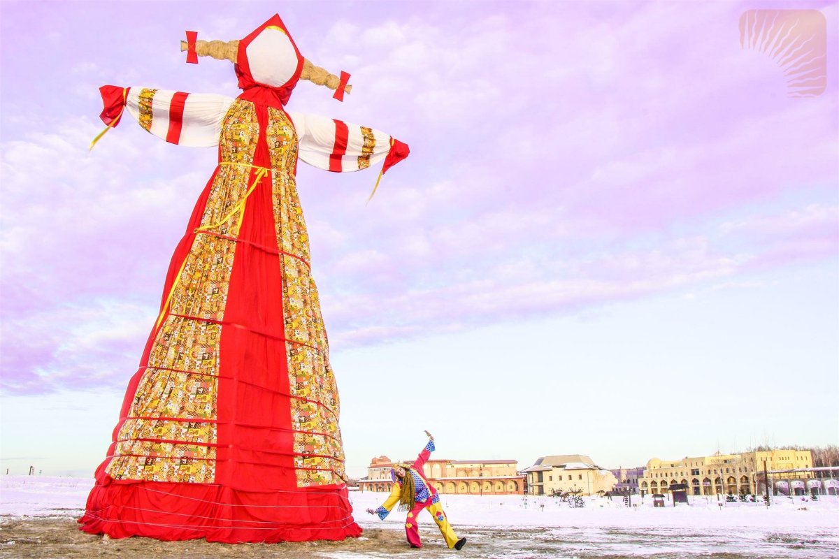 Праздник Масленица сожжение чучела