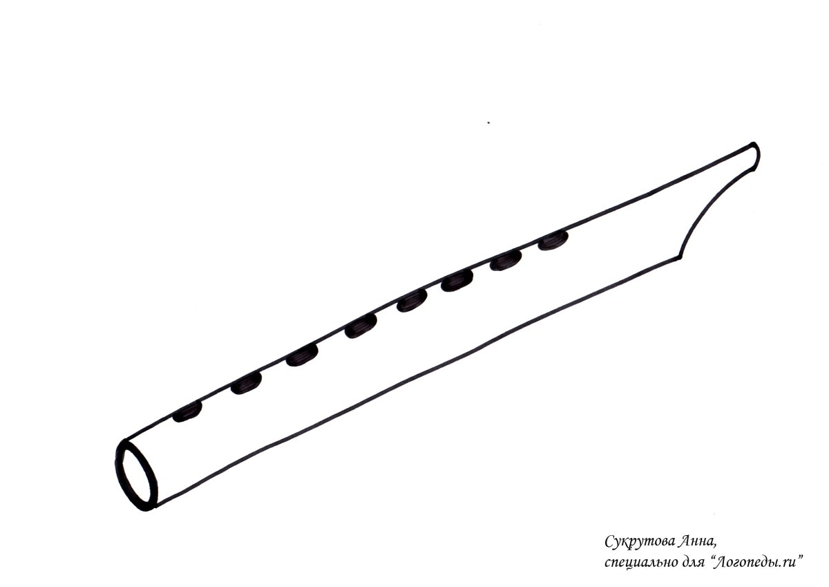 Дудочка рисунок