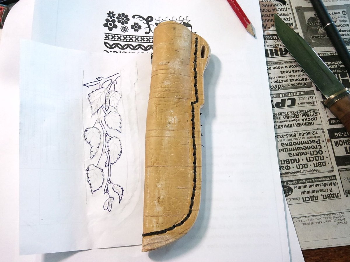 Кусок бересты