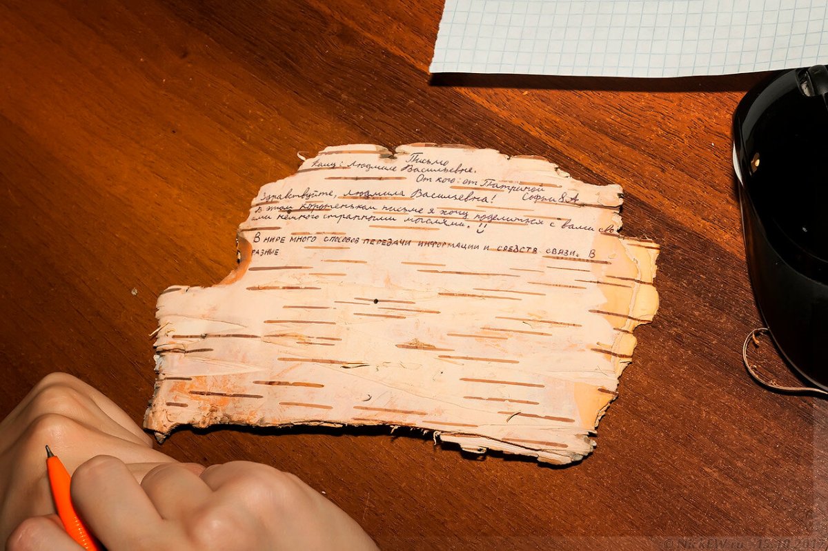 Сколотень из бересты