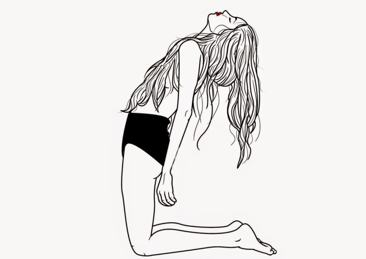 Картинки для срисовки тело девушки