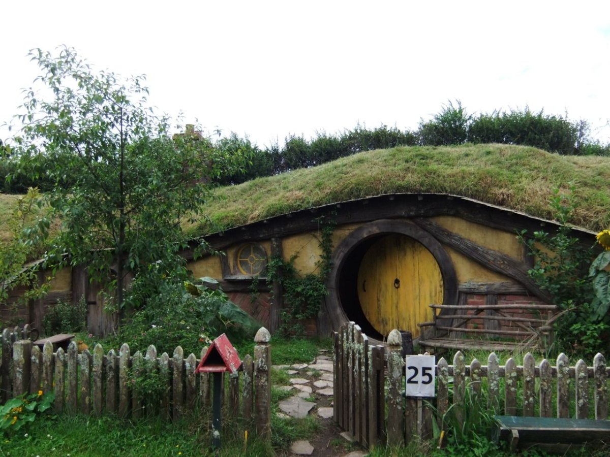 Баня землянка Хоббит