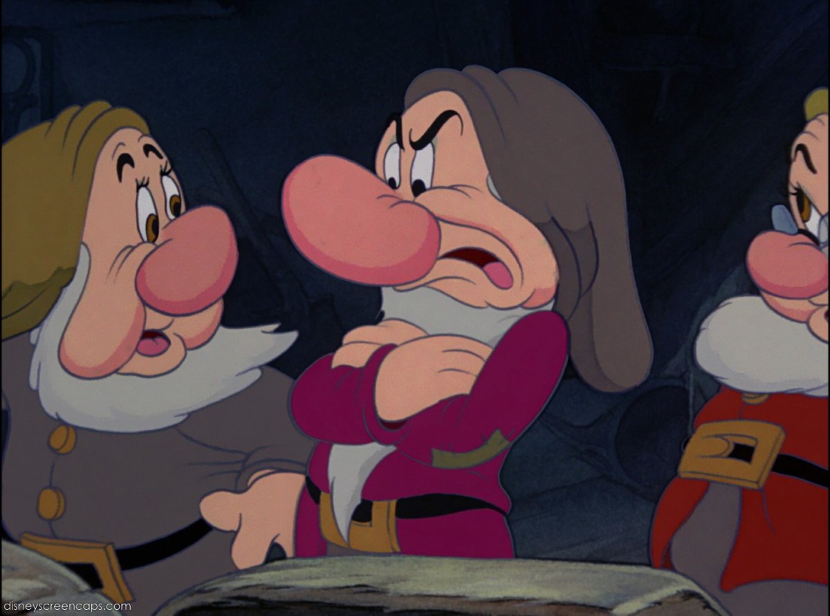 Белоснежка и семь гномов Ворчун