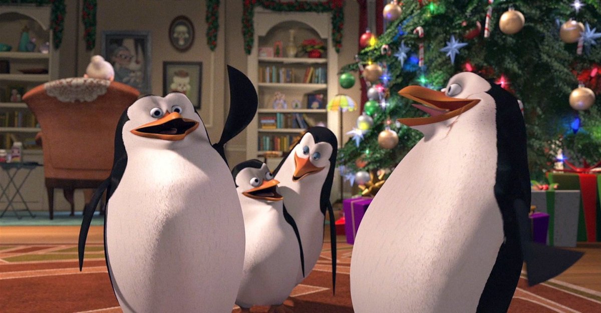 Пингвины из Мадагаскара в рождественских приключениях мультфильм 2005