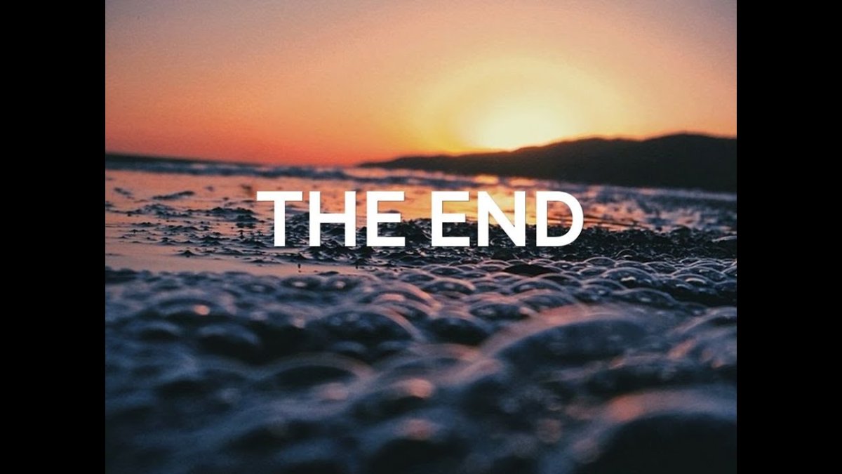 The end надпись