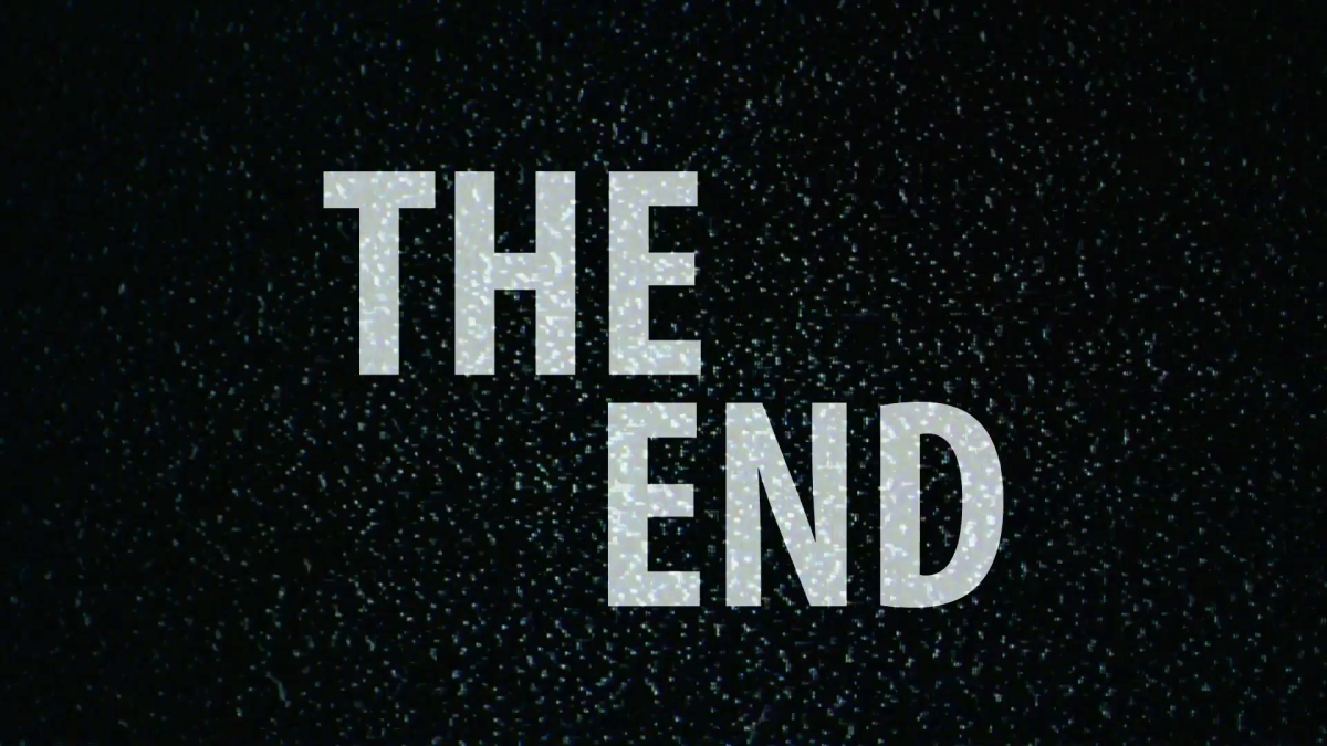 Красивая надпись the end