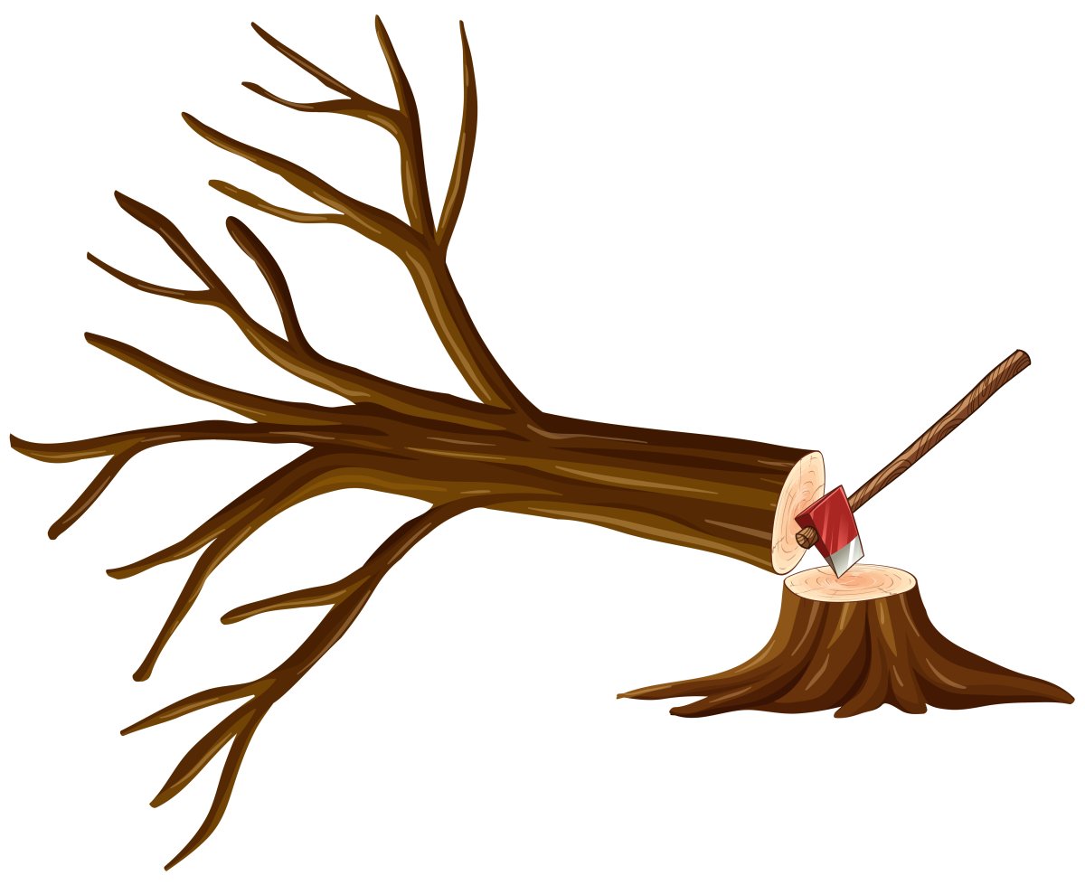 Огонь на бревнах из мультика