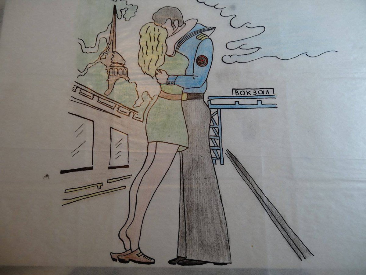 ДМБ рисунки карандашом