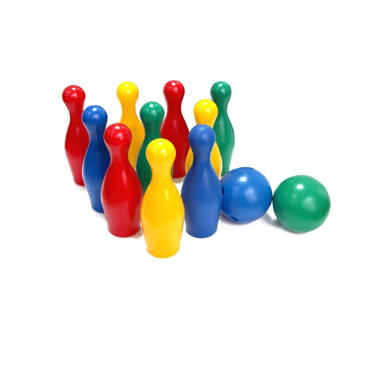 Боулинг ГРИНПЛАСТ 10 кеглей и 2 шара