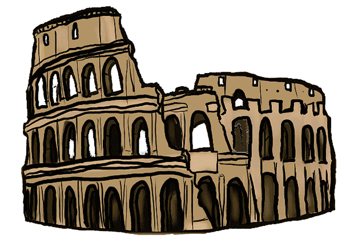 Колизей древний Рим иконка